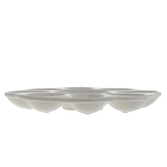 Тарелка для 8-ми яиц, L20 W20 H2 см