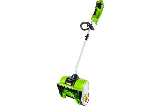 Снегоуборщик аккумуляторный GreenWorks GD40SSK4 40V 30*15см АКБ 4Ач и ЗУ (2600807UB)