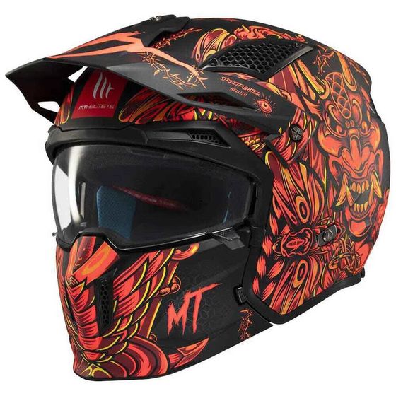 MT Helmets Streetfighter SV Hellish modular helmet