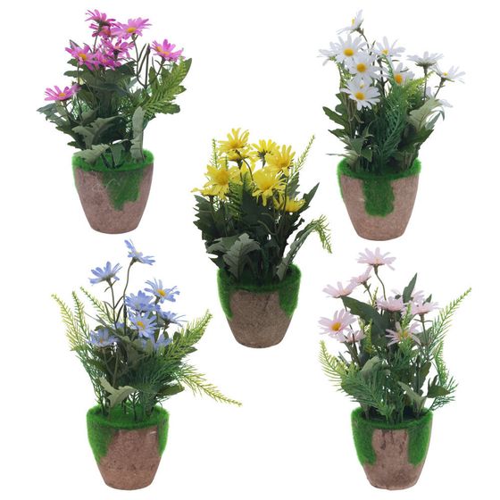 Цветочная композиция, L12 W12 H25 см, 4в.