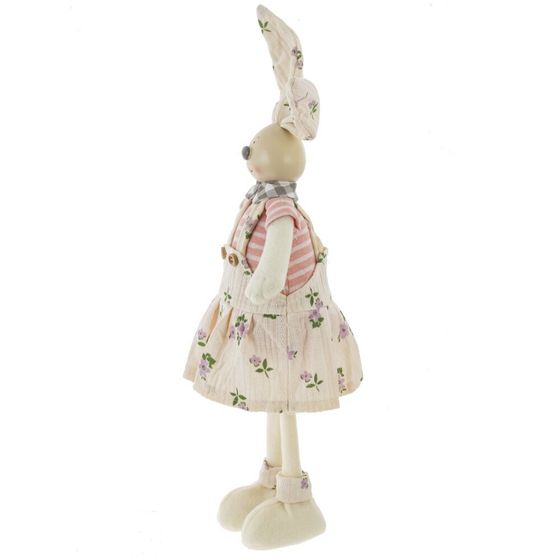 Игрушка набивная &quot;Заяц/Зайка&quot;, L15 W8 H44/33 см, 2в.