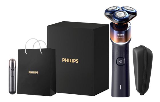 PHILIPS X Swivel Type Razors Stainless Steel Three Blades Wash All Over The Body Electric