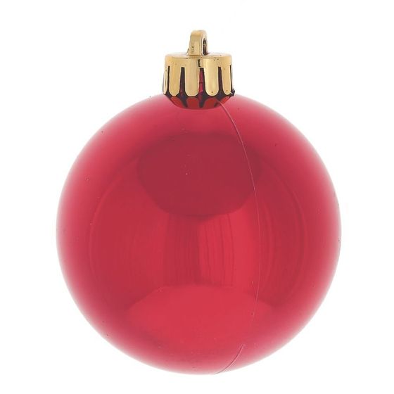 Набор из 24шт, Украшение новогоднее Шар &quot;Нежное сияние&quot;, D 6 см, L6 W6 H7 см