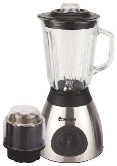 Блендер стационарный Sakura SA-6231MS 800Вт стальной