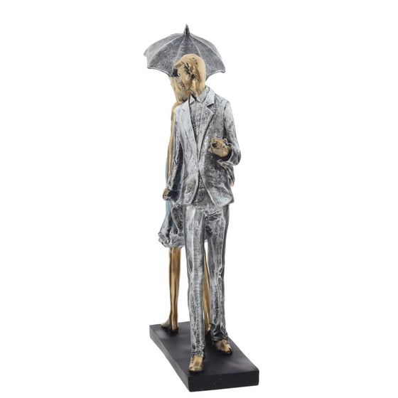 Фигурка декоративная "Влюбленная пара", L17,5 W7,5 H35,5 см