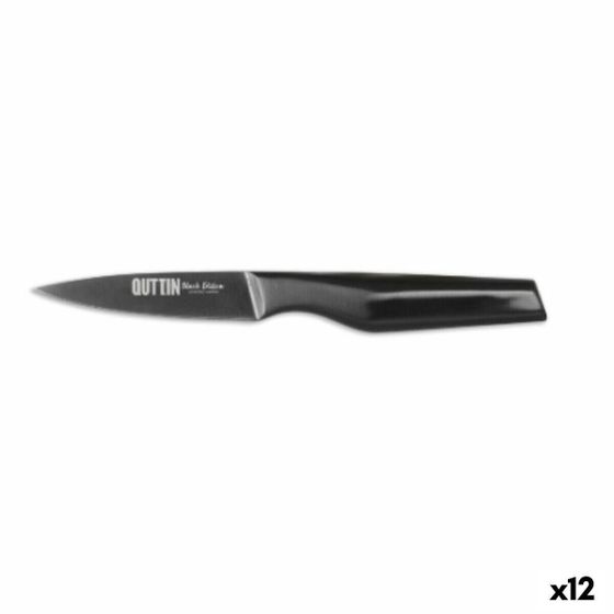 Нож для чистки Quttin Black Edition 10,5 cm 1,8 mm (12 штук)