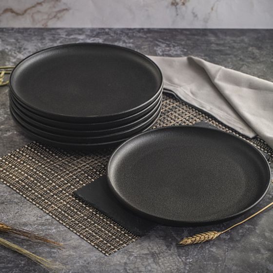 Тарелка обеденная ROCK BLACK 26см