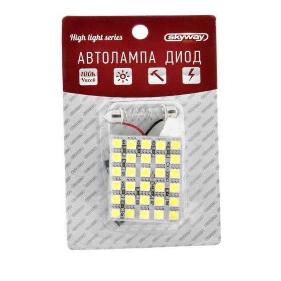 Панель светодиодная, 12В 30 SMD диодов, 46*37 мм, Skyway,, S03301005