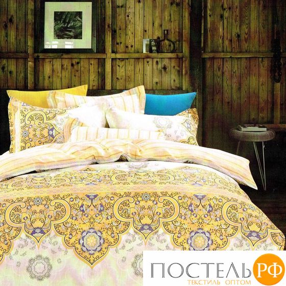 TPIG4-738 КОД1050, Twill 1,5 спальный, 70x70 (1 шт), 50x70 (1 шт), Сатин (Твил), Коробка