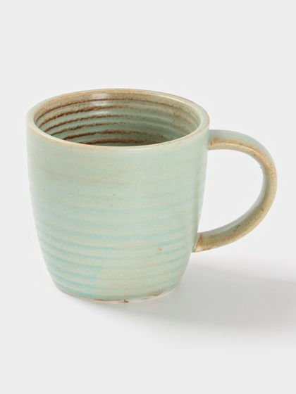 Кружка &quot;Sand Ripples&quot; Magistro 300мл, 12х9х8,5 цвет желтый, голубой, коричневый