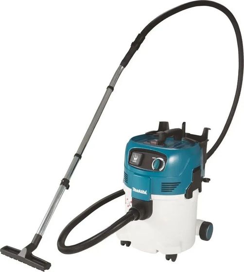 Строительный пылесос Makita VC3012L 1200Вт (уборка: сухая/влажная) синий