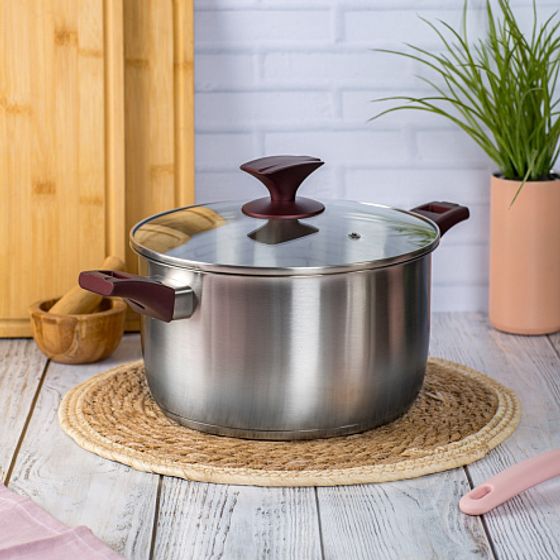 Кастрюля с крышкой AUGUSTA SPECIALE 24х13.5см 5.7л