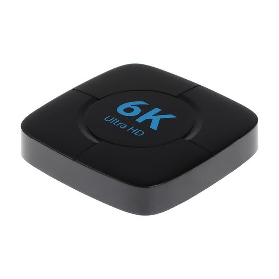 Приставка Смарт ТВ DGMedia 6K Allwinner, 4ГБ ОЗУ, 32ГБ, Android, UlHD, Wi-Fi, HDMI, чёрная