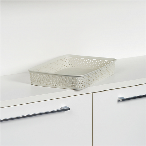 Корзина MY STYLE A4 кремовая