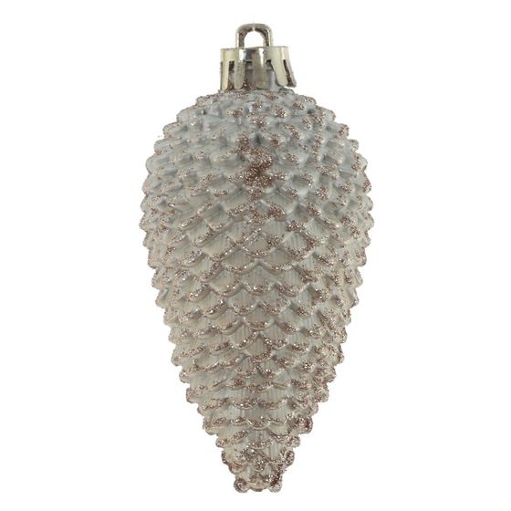 Набор из 4шт Украшение новогоднее &quot;Шишка&quot;, L17 W8,5 H5 см