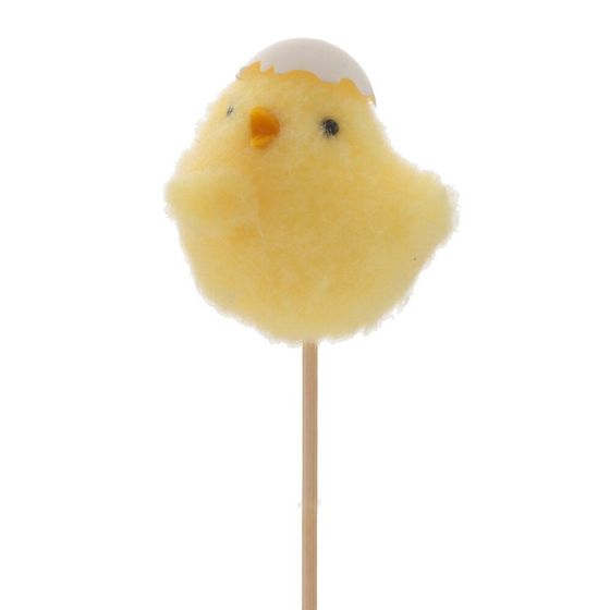 Изделие декоративное (вставка) &quot;Цыпленок&quot;, L5 W4 H25 см, 2в.