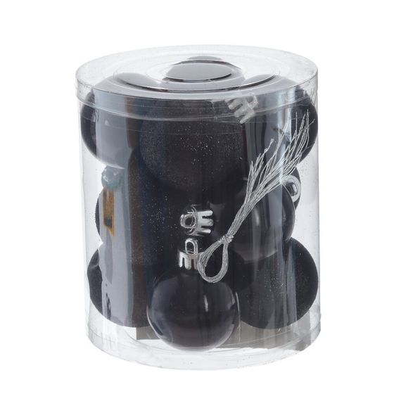 Набор из 12шт Украшение новогоднее &quot;Шар&quot;, D 4 см, L9,5 W9,5 H10,5 см