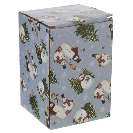 Ёмкость для сыпучих продуктов &quot;Новогодний подарок&quot;,,, 850 мл, L11,5 W11,5 H17 см