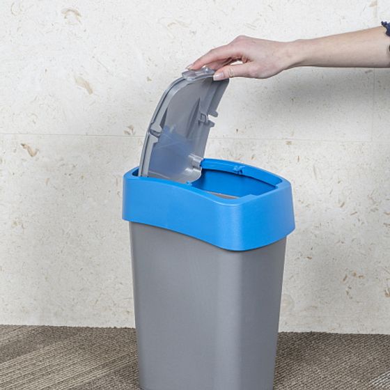 Контейнер для мусора FLIP BIN 50л голубой