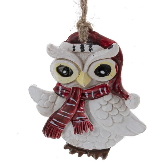 Изделие декоративное подвесное &quot;Сова&quot;, L5 W0,5 H5 см, 4в.