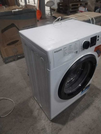 УЦЕНКА-Стиральная машина Hotpoint NSS 5015 K RU, 5кг, 1000об/мин-(б/у, после ремонта, потертости, без упаковки)
