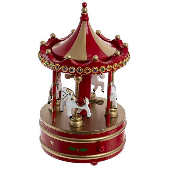 Фигурка декоративная музыкальная &quot;Карусель&quot;, L13 W13 H23 см