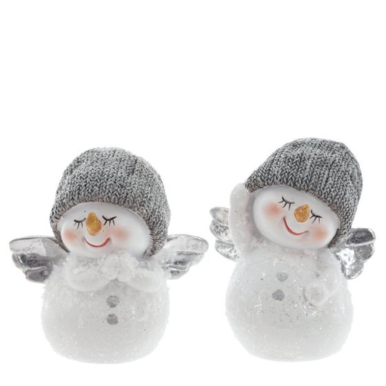 Фигурка декоративная &quot;Снеговик&quot;, L6 W3,5 H7 см, 2в.