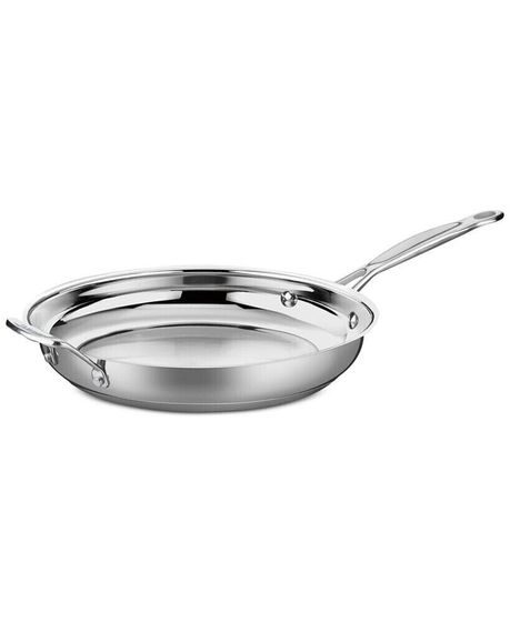 Chef&#39;s Classic™ Stainless Steel 12&quot; Skillet with Helper Handle