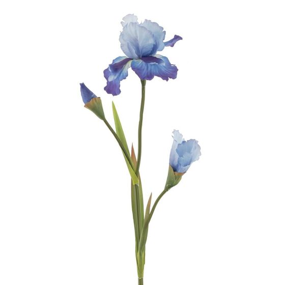 Цветок искусственный "Ирис", L30 W14 H66 см