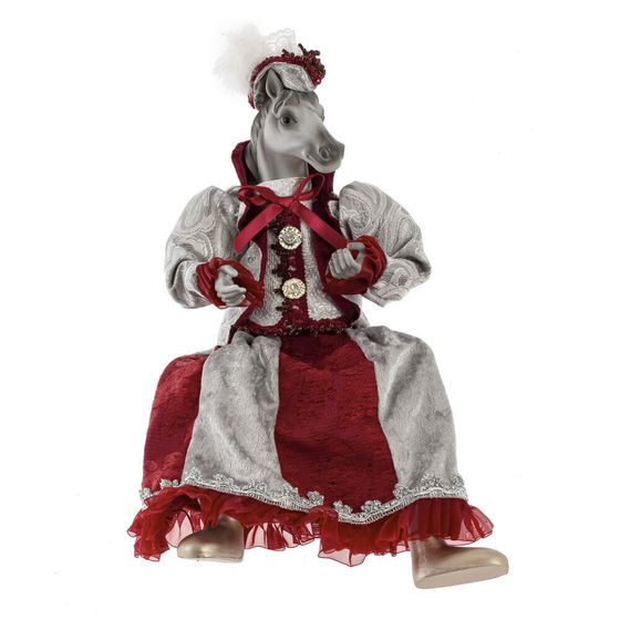 Игрушка набивная &quot;Лошадь&quot;, L15 W10 H42/23 см