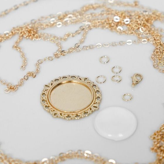 !09 Портупея «Роскошь золота», набор для создания 18 × 12 × 5 см