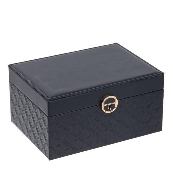 Шкатулка для украшений с дорожным футляром, Д25 Ш18 В12,5 см