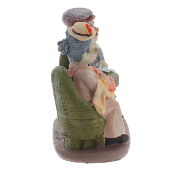 Фигурка декоративная &quot;Бабушка с дедушкой&quot;, Д15 Ш8 В14 см, 2в.
