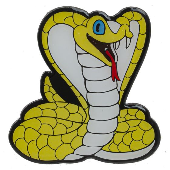 Магнит &quot;Змея&quot;, L6 W0,3 H6,5 см, 4в.
