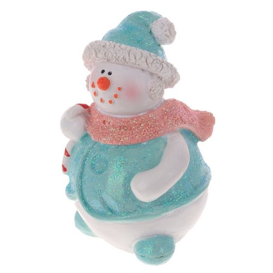 Фигурка декоративная &quot;Снеговик&quot;, L5,5 W5,5 H8,5 см, 4в.