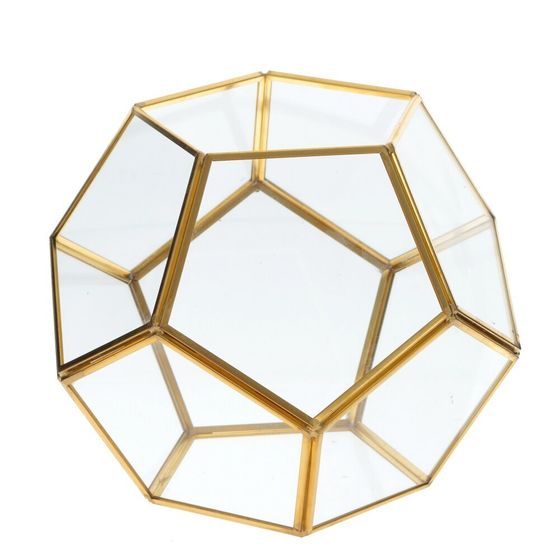 Ваза для искусственных цветов, L18 W18 H16 см