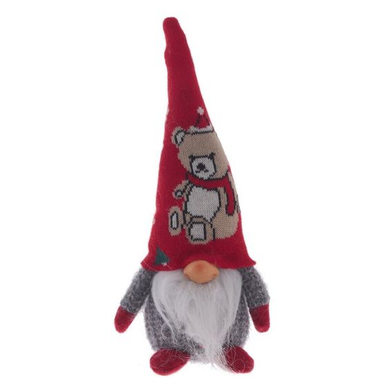 Игрушка набивная &quot;Гном&quot;, L11 W8 H25/15,5 см, 4в.
