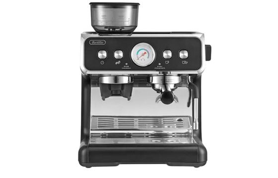 Barsetto Coffee Machines Italian Semi-automatic 2nd Generation Dual Pot Stove Commercial Home Use Grinder All-in-One PC