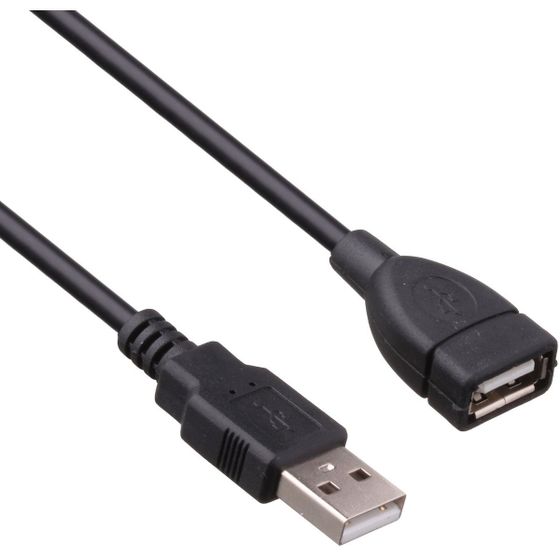 Кабель-удлинитель ExeGate USB 2.0 A(m) - A(f) 1.8м черный (EX-CC-USB2-AMAF-1.8)/(EX138943RUS)