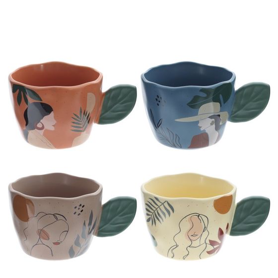 Кружка, L10,5 W10,5 H8 см, дизайн микс