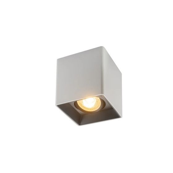 DK3030-WB  Накладной поворотный светильник под сменную лампу SORO, IP20, 15W, GU5.3, LED, белый/черн