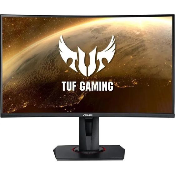 Монитор ASUS TUF Gaming VG27VQ Curved, 27&quot;, VA, 1920×1080, 165Гц, 1 мс, HDMI, DP, DVI, чёрный