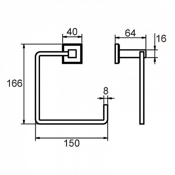 !09 Полотенцедержатель Labrador LABSM00M52