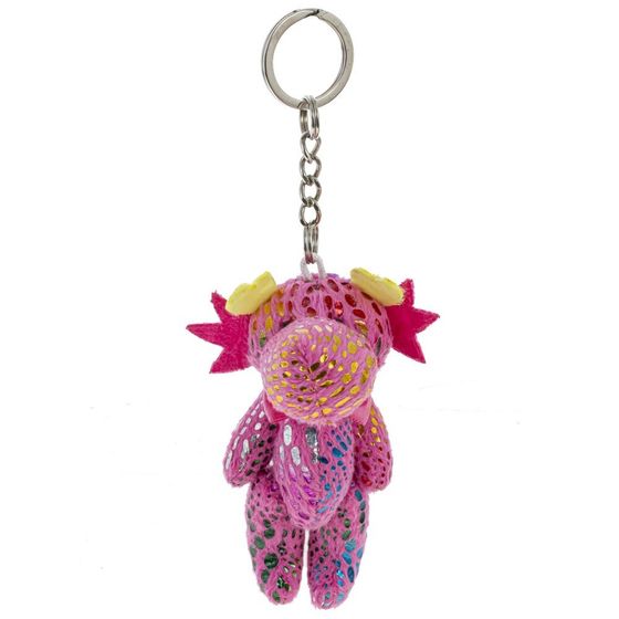 Игрушка набивная &quot;Дракон&quot; с подвеской, L5 W6 H11 см, 6в.