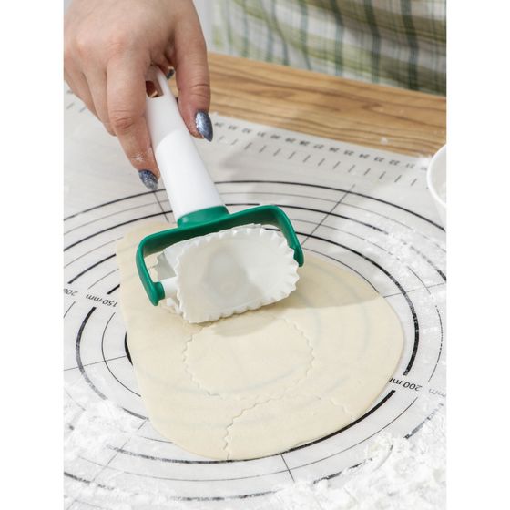 !09 Валик для нарезки из теста 16.5×8×4 см, белый