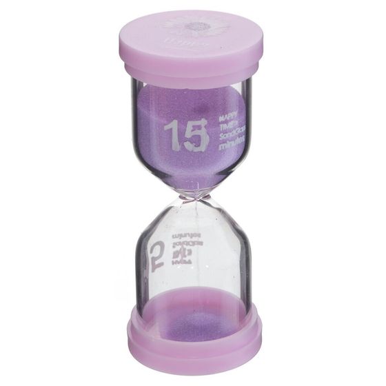 Часы песочные, Д4,5 Ш4,5 В10,5 см, 4в.