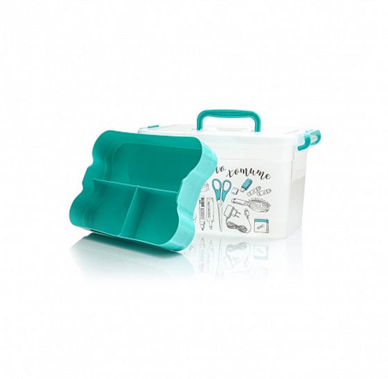 Контейнер для хранения с вкладышем ВАЖНЫЕ МЕЛОЧИ 310х200х180см 6.5л