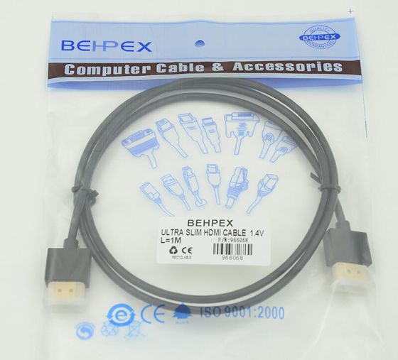 Кабель NONAME HDMI (m)-HDMI (m) 1м черный