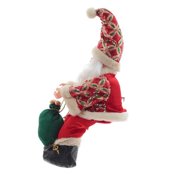 Дед Мороз (муз, движ), L17 W18 H50 см (полка 30 см.)