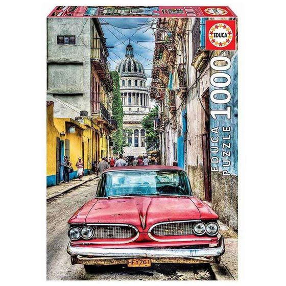 EDUCA BORRAS Car In Havana Puzzle 1000 pieces